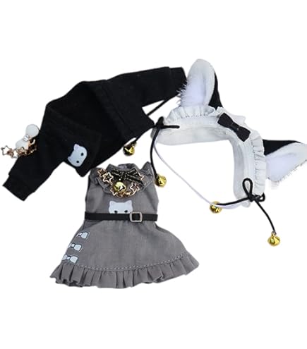 Amazon.co.jp: rakulifey オビツ11服セット お洋服 ドレス 猫服 OB11